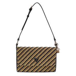 Guess Borsa a spalla Simona Natural Black - 1