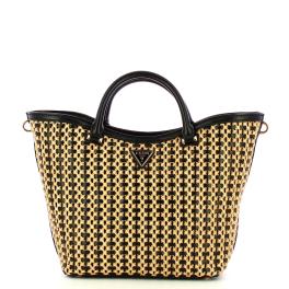 Guess Borsa a mano Atalia Tote Natural Black - 1