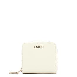 Iuntoo Portafoglio con zip Piccolo Armonia Bianco - 1