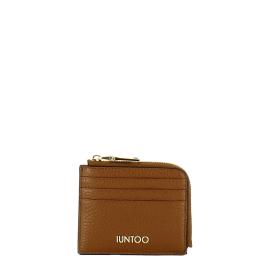 Iuntoo Portafoglio Zip Credit Card Armonia Cuoio - 1