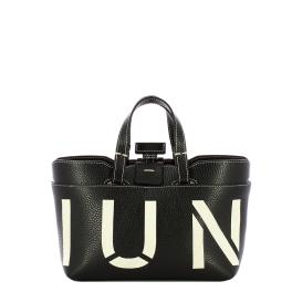 Iuntoo Shopping Sibilla Mini Logo Nero+Panna - 1
