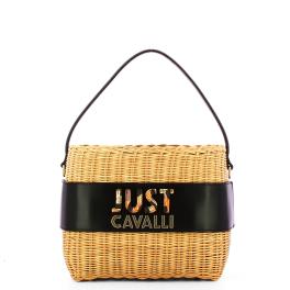 Just Cavalli Borsa a mano Cut Out in paglia Natural - 1