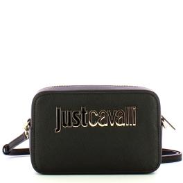 Just Cavalli Camera Bag Metal Lettering Black - 1