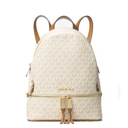 Michael Kors Zaino Rhea Medium logato Vanilla - 1