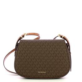 Michael Kors Tracolla Flap Lydia media Brn/Acorn - 1