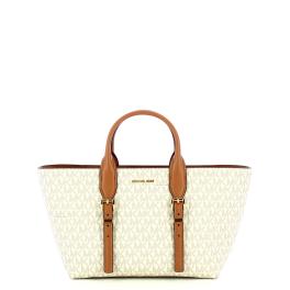 Michael Kors Borsa a mano Moore Small Vanilla/Acorn - 1