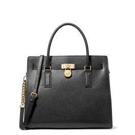 Michael Kors Borsa a mano Hamilton Moderne Large Black - 1