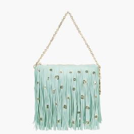 La Carrie Pochette Night Edition Fringes Mint - 1