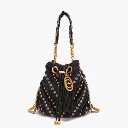 La Carrie Borsa a secchiello Mirror V Black - 1