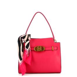 Liu Jo Borsa a mano Medium con foulard Viva Magenta - 1