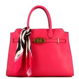 Liu Jo Borsa a mano Large con foulard Viva Magenta - 1