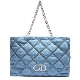 Liu Jo Borsa a spalla con catena Light Denim - 1