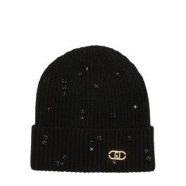 Liu Jo Berretto con strass e perle Black - 1