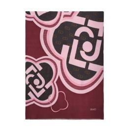 Liu Jo Stola con logo Red Wine - 1
