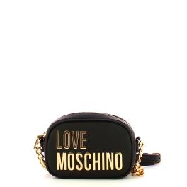 Love Moschino Tracollina Maxi Logo Nero - 1