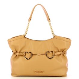 Love Moschino Shopper Hearts Sabbia - 1