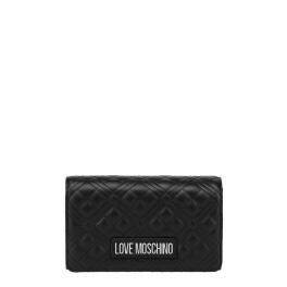 Love Moschino Clutch Shiny Quilted Nero Nikel - 1