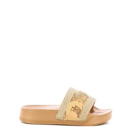 Alviero Martini 1a Classe Sliders con fascia Platino Geo Beige - 1