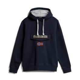 Napapijri Felpa con cappuccio Burgee Blu Marine - 1