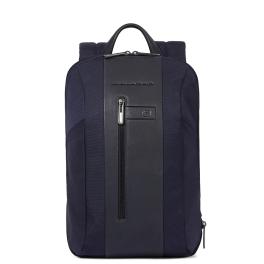 Piquadro Zaino Sottile Porta PC Espandibile Brief 15.6 in tessuto riciclato - 1