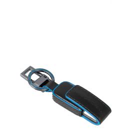 Piquadro Portachiavi con Chiavetta USB Nero - 1