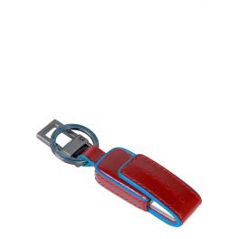 Piquadro Portachiavi con Chiavetta USB Rosso - 1