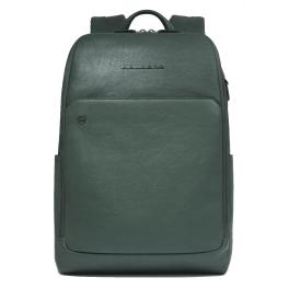 Piquadro Zaino Porta PC Black Square 15.6" Verde Verde - 1