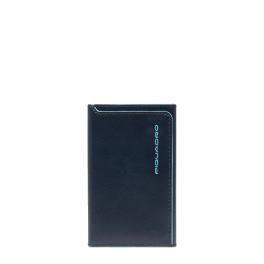 Piquadro Porta Carte Sliding System Blue Square Blu2 - 1