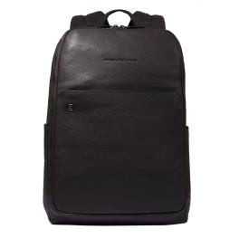 Piquadro Zaino Porta PC Black Square 15.6" Testa Di Moro - 1