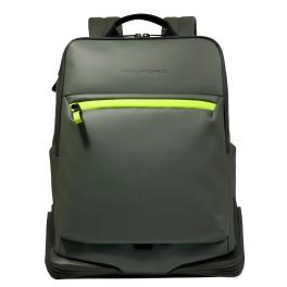 Piquadro Zaino Porta PC Corner 2.0 15.6" Verde - 1