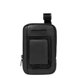 Piquadro Tracolla Porta Cellulare Liko Nero - 1