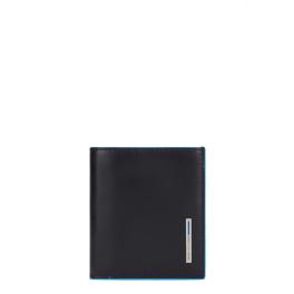 Piquadro Portafoglio Verticale RFID Blu Square - 1