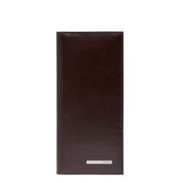 Piquadro Portafoglio Verticale Grande Blue Square Mogano - 1