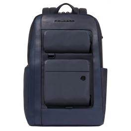 Piquadro Zaino Liko Porta PC 15.6" Blu - 1