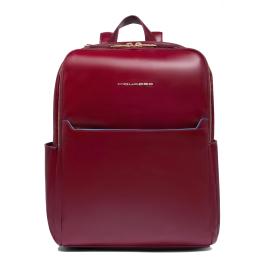 Piquadro Zainetto Blue Square Porta PC 14" Rosso - 1