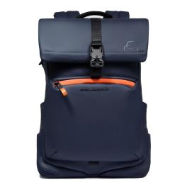 Piquadro Laptop Backpack 14" Corner 2.0 Blu - 1