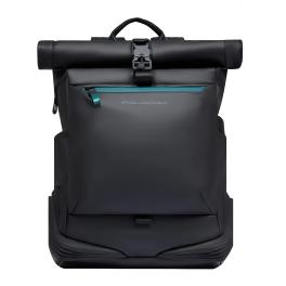 Piquadro Zaino Corner Roll-Top Porta PC 15.6" Nero - 1