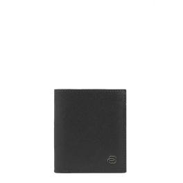Piquadro Portafoglio Verticale Black Square Nero - 1