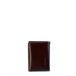 Piquadro Portafoglio con fermasoldi Blue Square Mogano - 1
