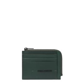 Piquadro Bustina porta monete RFID Verde - 1