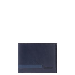 Piquadro Portafoglio con portamonete RFID Blu - 1