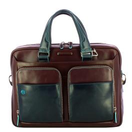 Piquadro Cartella Sottile Porta PC 14.0 Blue Square - 1
