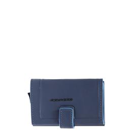 Piquadro Porta Carte in metallo Atlas Blu - 1