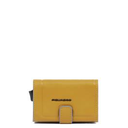 Piquadro Porta Carte in metallo Atlas Giallo - 1