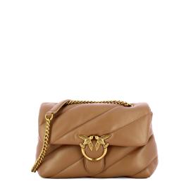 Pinko Borsa a tracolla Love Puff Biscotto Zenzero Antique Gold - 1