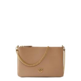 Pinko Pochette Flat Classic Biscotto Zenzero Antique Gold - 1