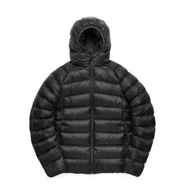 Pyrenex Arial Hooded Down Jacket Black - 1