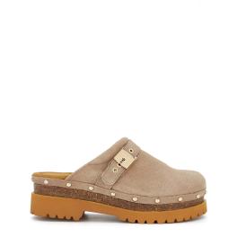 Scholl Zoccolo Cindy Cork Dark Beige - 1