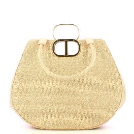 Twinset Tote Grande Lila Paglia - 1