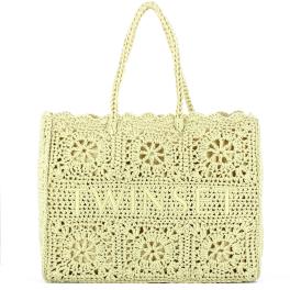 Twin Set Shopping Bag Bohemienne Delicate Beige - 1